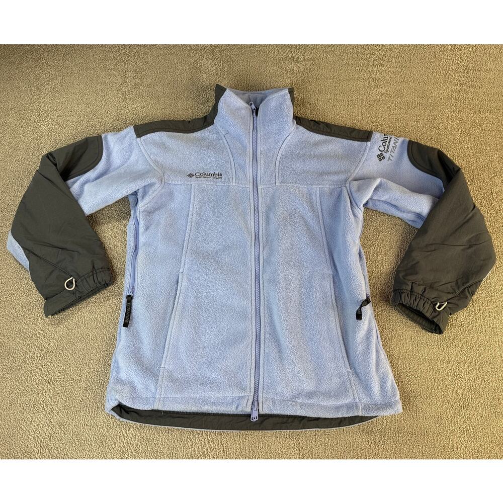 Columbia Titanium Interchange Tech Fleece Jacket Full Zip Womans Small